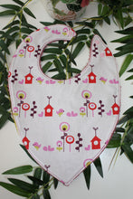 Charger l'image dans la galerie, Bavoir bandana Fleurs et Oiseaux