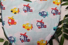 Charger l'image dans la galerie, Bavoir bandana Hélicoptère