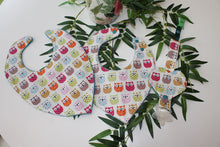 Charger l'image dans la galerie, Bavoir bandana Hiboux Coloré