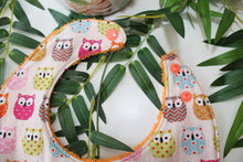 Charger l'image dans la galerie, Bavoir bandana Hibou Coloré