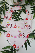 Charger l'image dans la galerie, Bavoir bandana Fleurs et Oiseaux