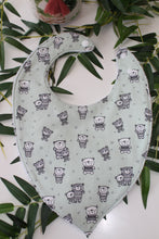 Charger l'image dans la galerie, Bavoir bandana Duo D'oursons