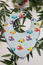 Charger l'image dans la galerie, Bavoir bandana Hélicoptère