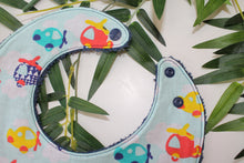 Charger l'image dans la galerie, Bavoir bandana Hélicoptère