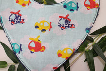 Charger l'image dans la galerie, Bavoir bandana Hélicoptère