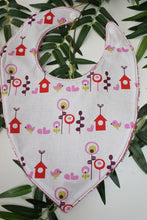 Charger l'image dans la galerie, Bavoir bandana Fleurs et Oiseaux