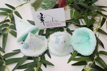 Charger l'image dans la galerie, Tipi protège pipi Eléphants Origami " Menthe et Fluo"