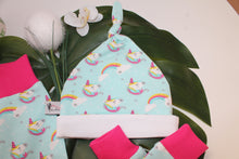 Charger l'image dans la galerie, Pack Naissance "Têtes de licornes Arc-en-ciel"