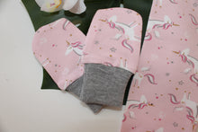 Charger l'image dans la galerie, Pack Naissance "Licornes Blanches (Fond Rose )"