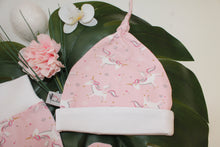 Charger l'image dans la galerie, Pack Naissance "Licornes Blanches (Fond Rose )"