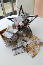 Charger l'image dans la galerie, Panier et Lingettes : Modèle "Sapins fond blanc "