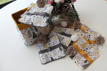 Charger l'image dans la galerie, Panier et Lingettes : Modèle "Sapins fond blanc "