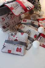 Charger l'image dans la galerie, Panier et Lingettes : Modèle "Calendrier de l'Avent fond taupe "