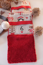 Charger l'image dans la galerie, Panier et Lingettes : Modèle "Calendrier de l'Avent fond taupe "