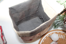 Charger l'image dans la galerie, Panier et Lingettes : Modèle "Calendrier de l'Avent fond taupe "