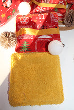 Charger l'image dans la galerie, Panier et Lingettes : Modèle "Calendrier de l'Avent fond rouge "