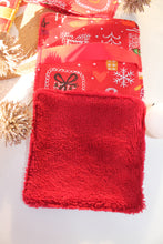 Charger l'image dans la galerie, Panier et Lingettes : Modèle "Calendrier de l'Avent fond rouge "
