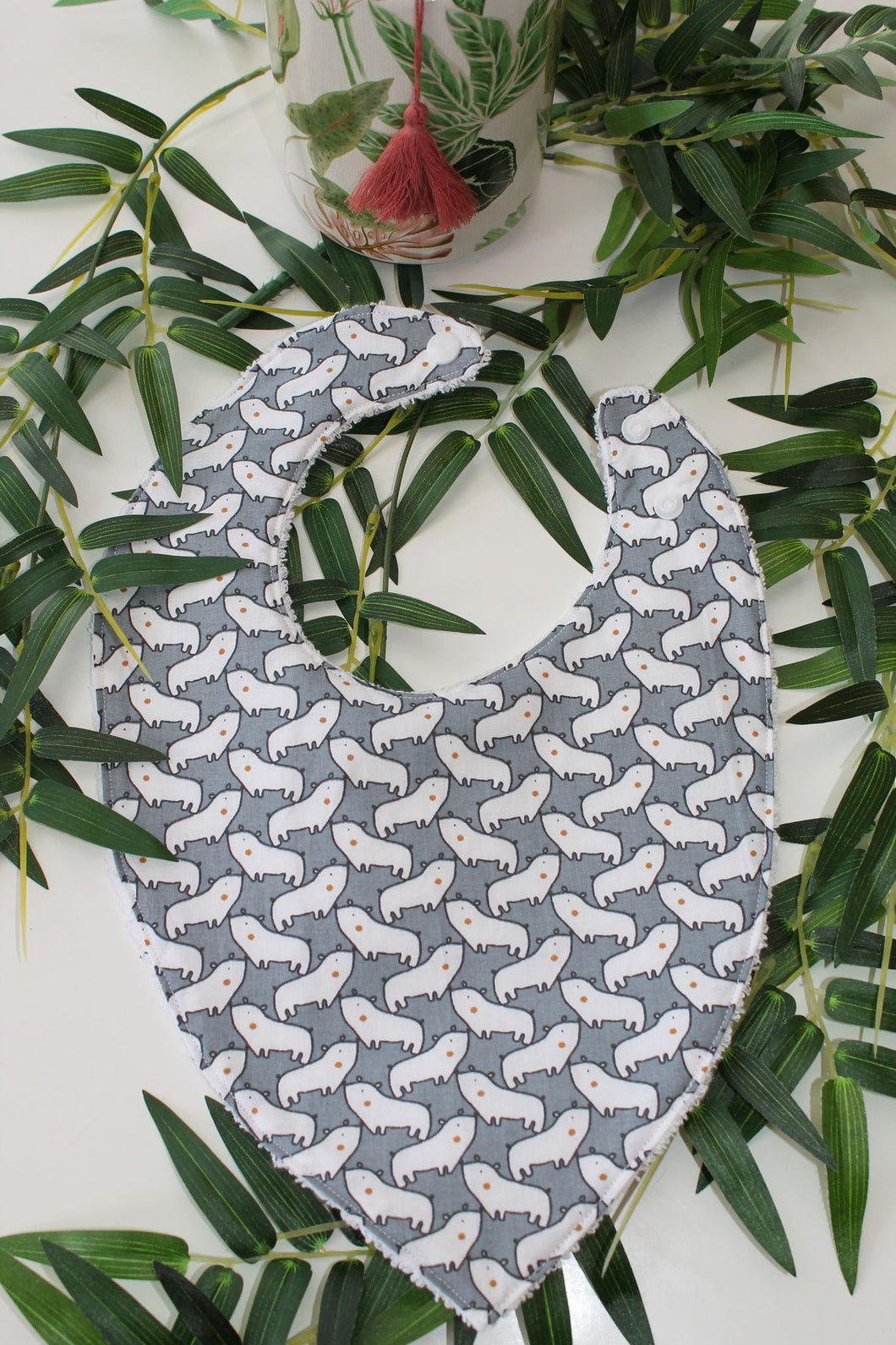 Bavoir bandana Ours Blanc
