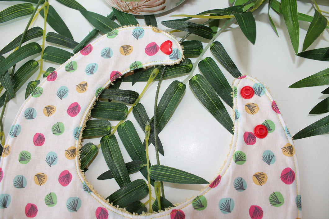 Bavoir bandana Confettis Plume