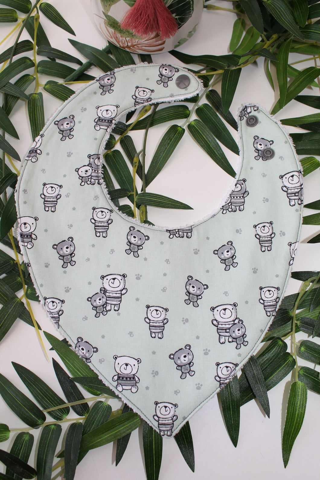 Bavoir bandana Duo D'oursons