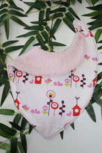Charger l&#39;image dans la galerie, Bavoir bandana Fleurs et Oiseaux
