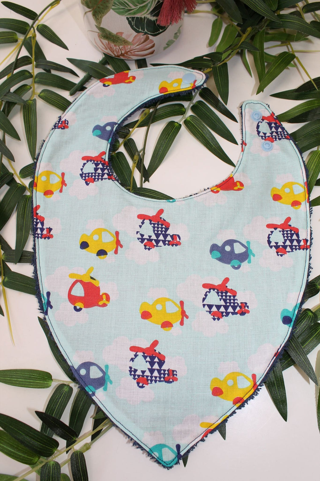 Bavoir bandana Hélicoptère