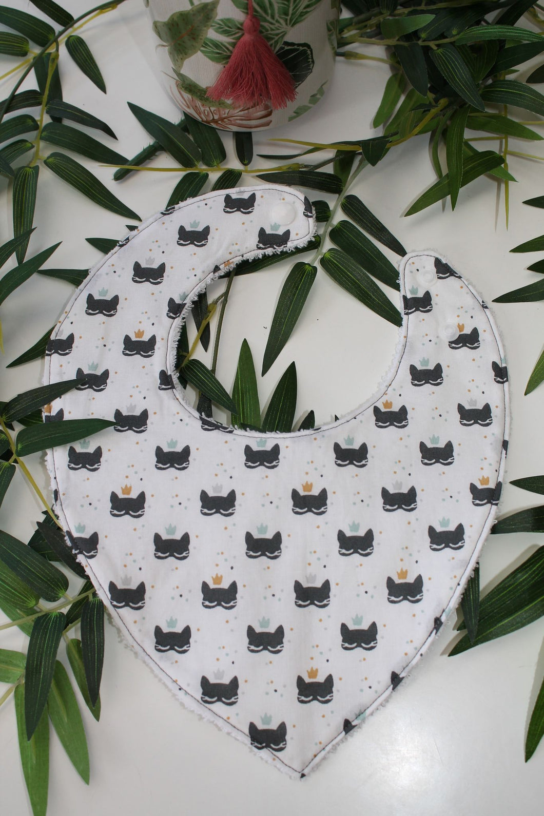 Bavoir bandana chaton