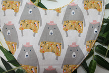 Charger l&#39;image dans la galerie, Bavoir bandana  Gros Ours Gris
