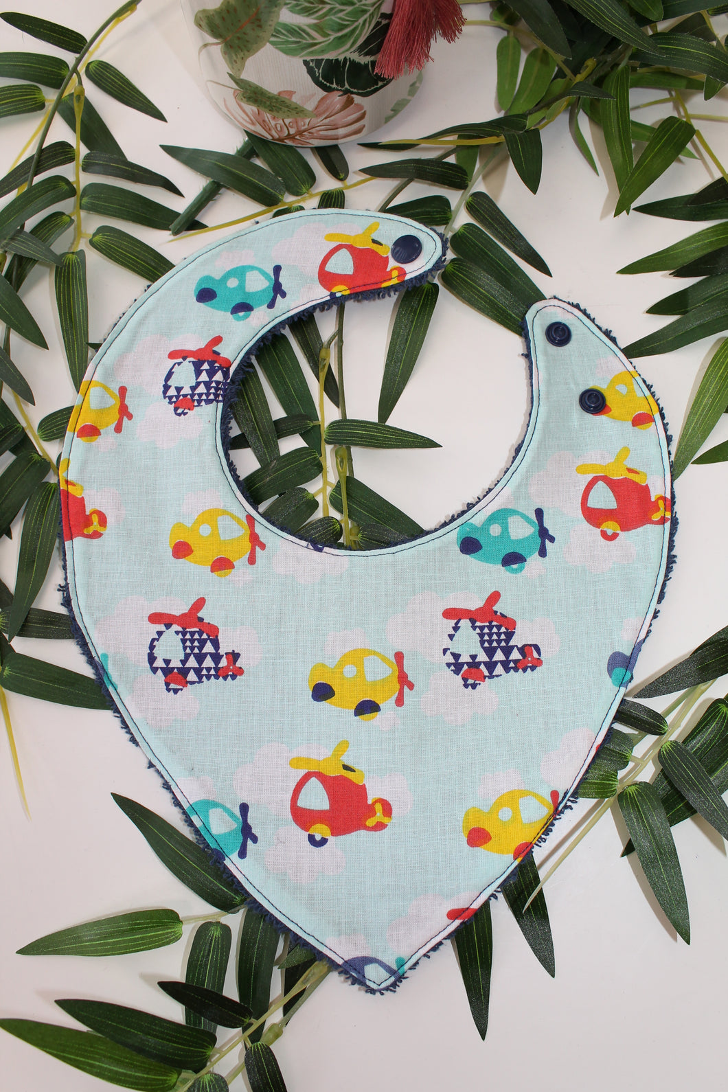 Bavoir bandana Hélicoptère
