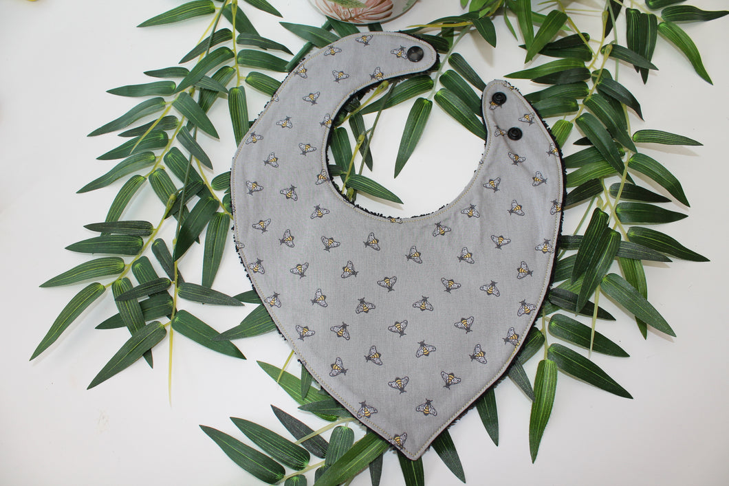 Bavoir bandana Petites Abeilles